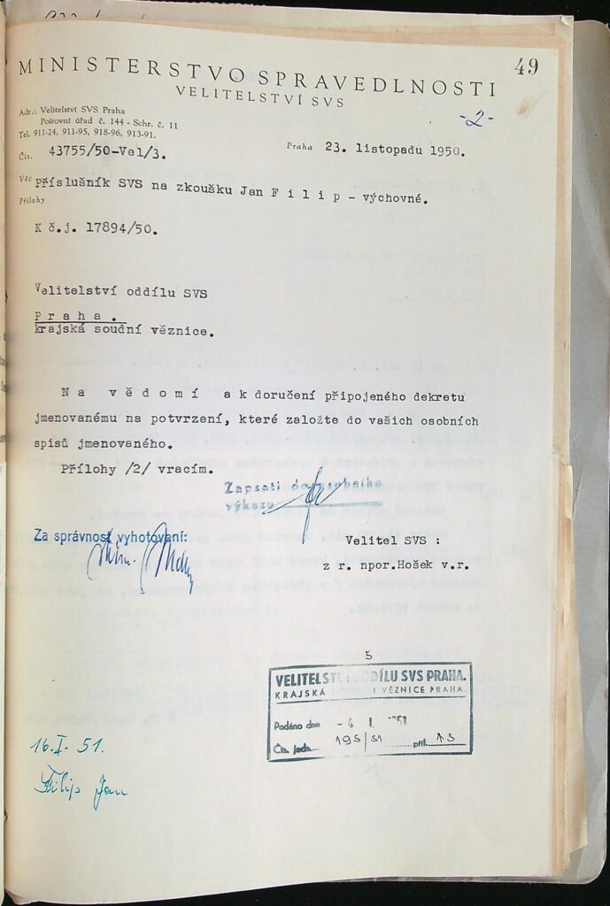 Filip Příslušník Svs Na Zkoušku Výchovné (1)