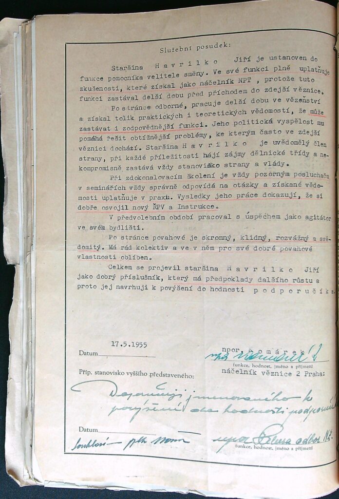 Havrilko Návrh Na Povýšení Do Hodnosti Podporučíka (2)