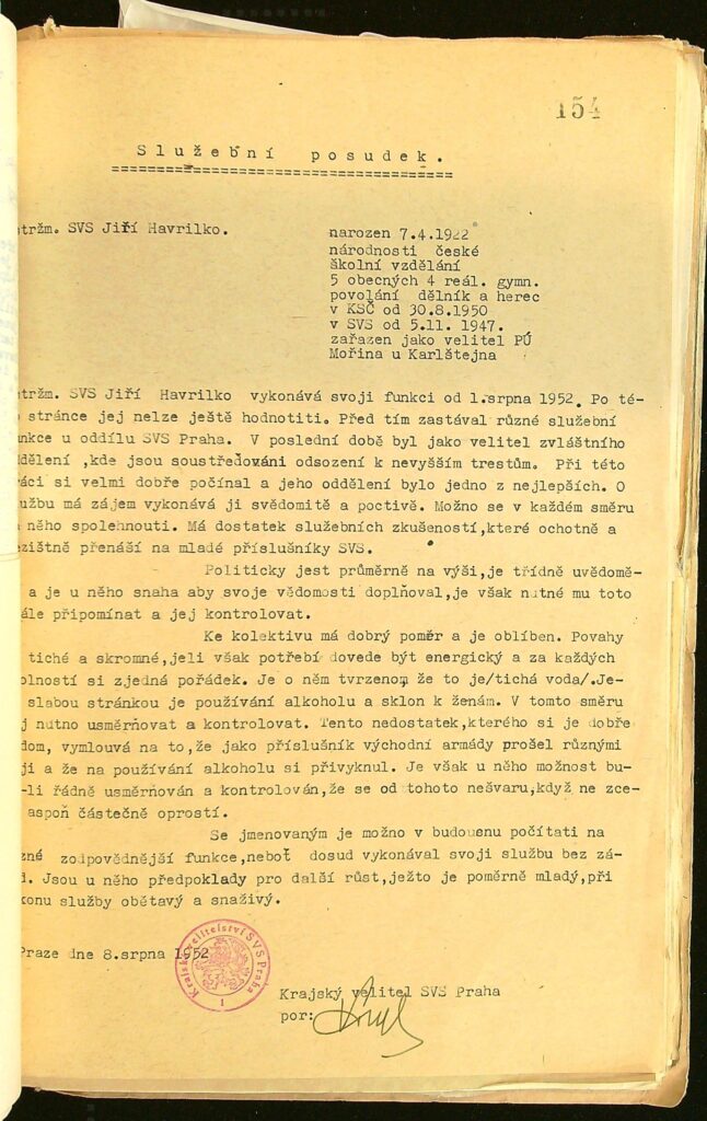 Havrilko Služební Posudky A Zhodnocení (1)