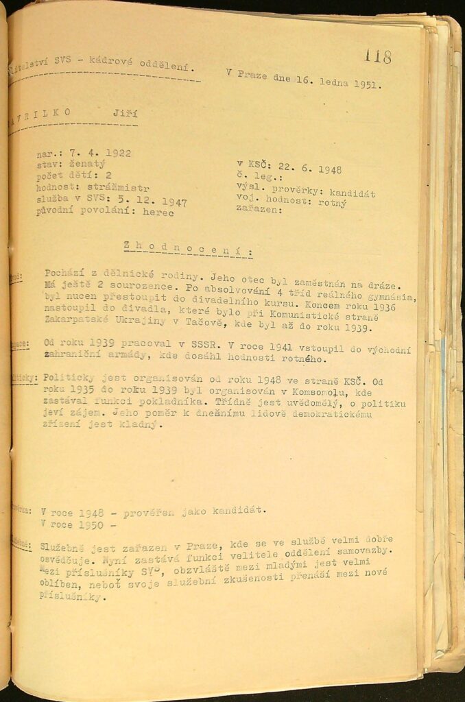 Havrilko Služební Posudky A Zhodnocení (5)