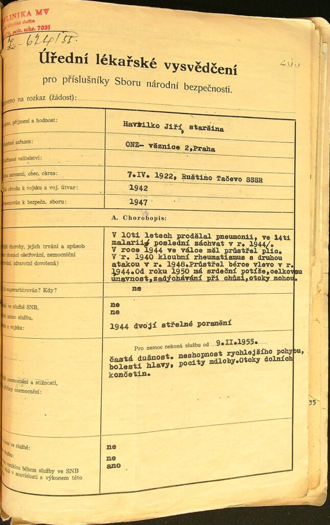 Havrilko Úřední Lékařské Vysvědčení (1)