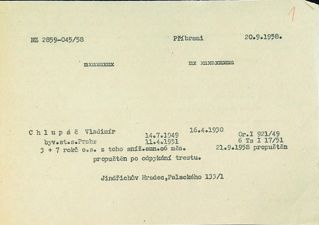 Chlupáč Osobní Vězeňský Spis (103)