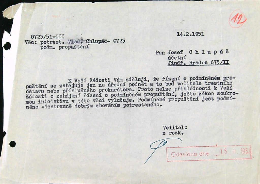 Chlupáč Osobní Vězeňský Spis (117)