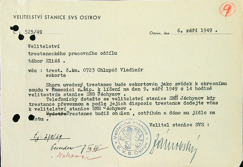 Chlupáč Osobní Vězeňský Spis (119)