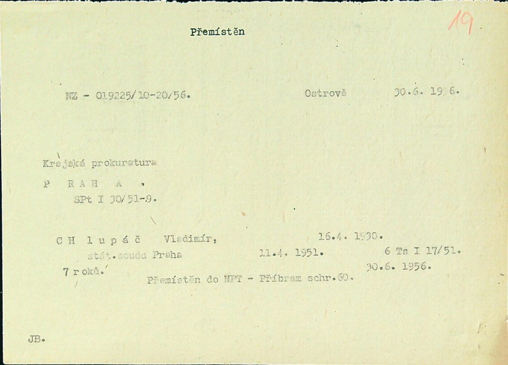Chlupáč Osobní Vězeňský Spis (125)