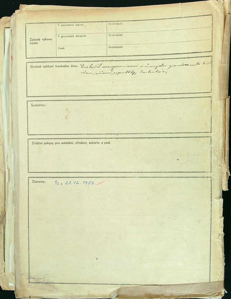 Chlupáč Osobní Vězeňský Spis (135)