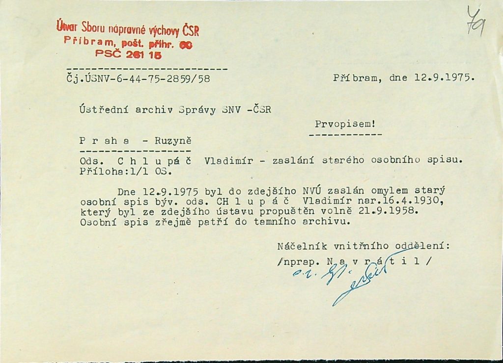 Chlupáč Osobní Vězeňský Spis (14)