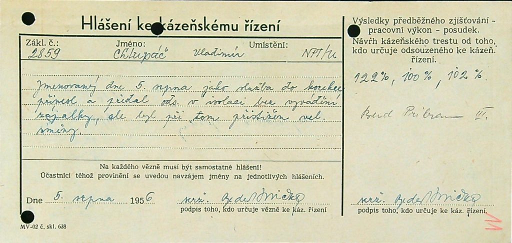 Chlupáč Osobní Vězeňský Spis (22)