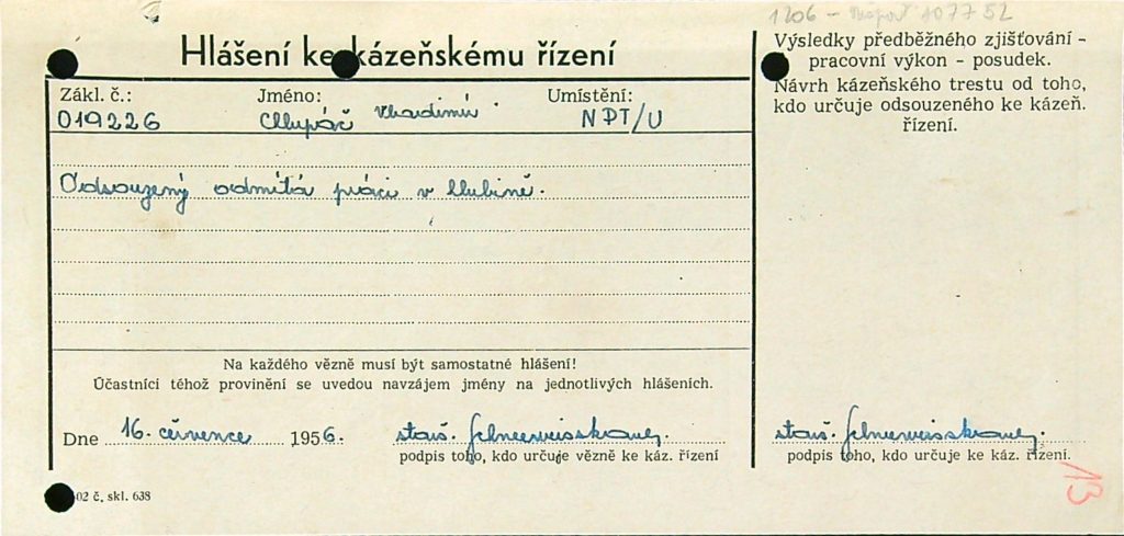 Chlupáč Osobní Vězeňský Spis (26)