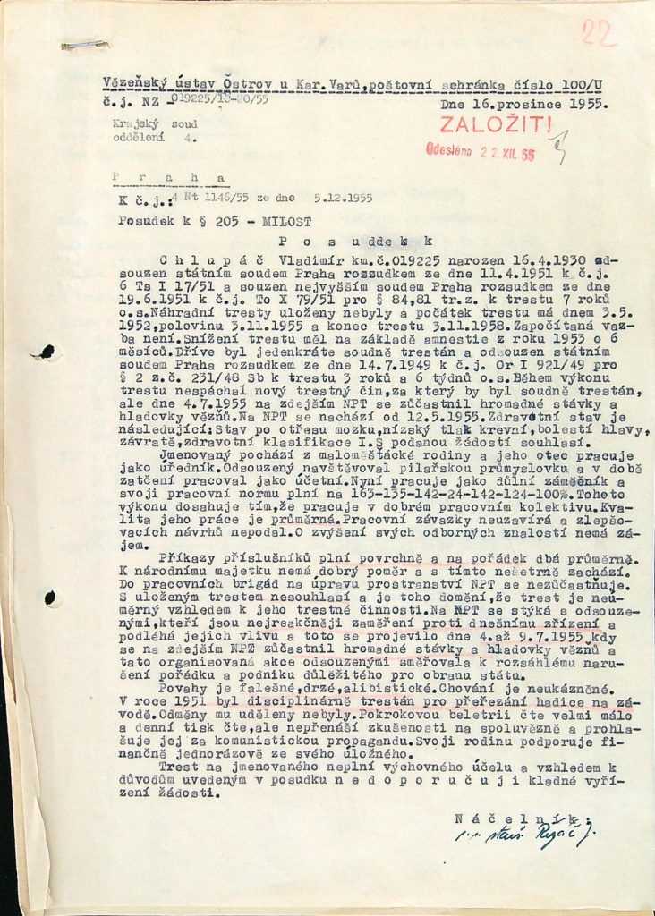 Chlupáč Osobní Vězeňský Spis (38)