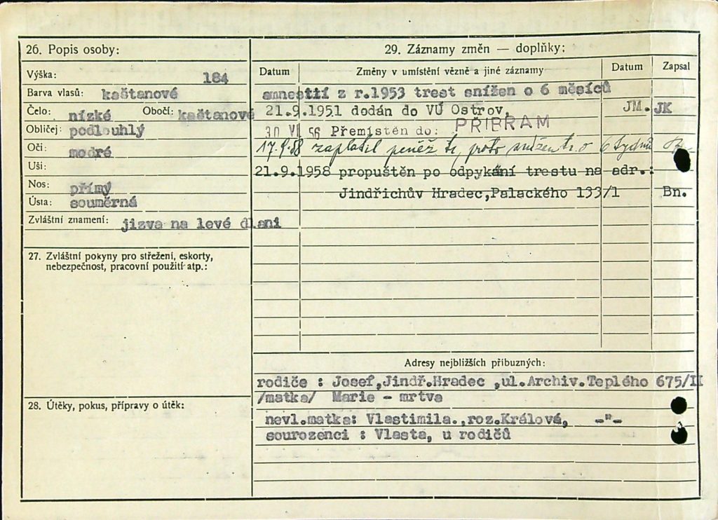 Chlupáč Osobní Vězeňský Spis (5)