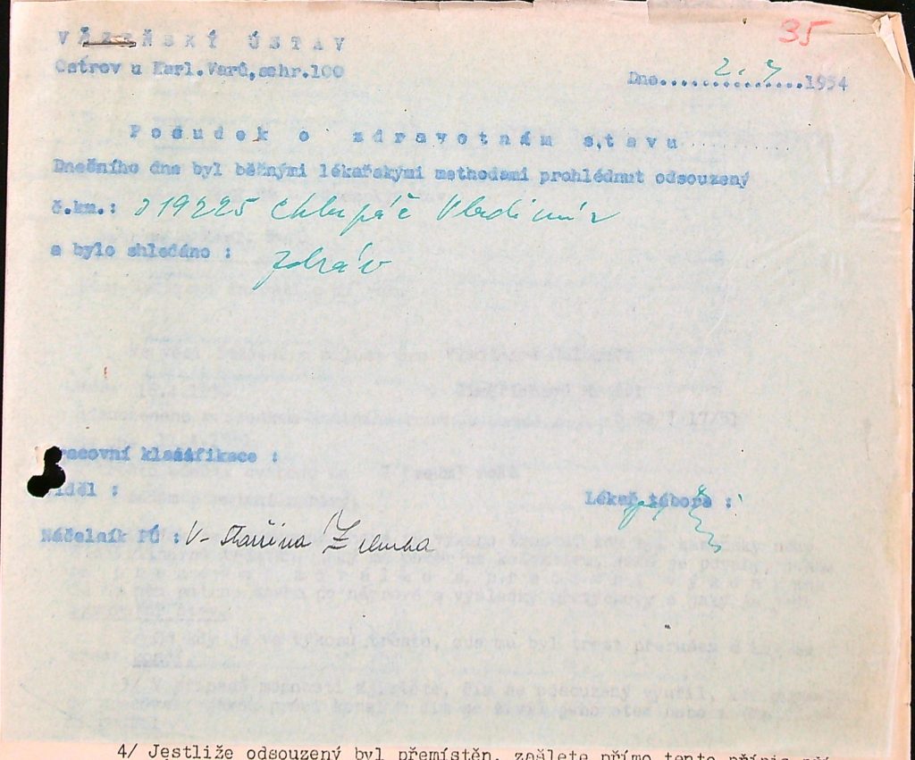 Chlupáč Osobní Vězeňský Spis (53)