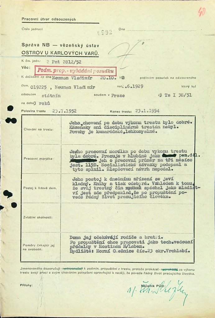 Chlupáč Osobní Vězeňský Spis (58)