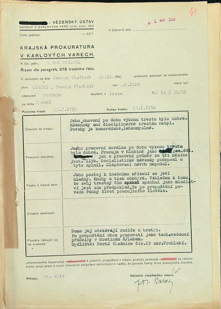 Chlupáč Osobní Vězeňský Spis (60)