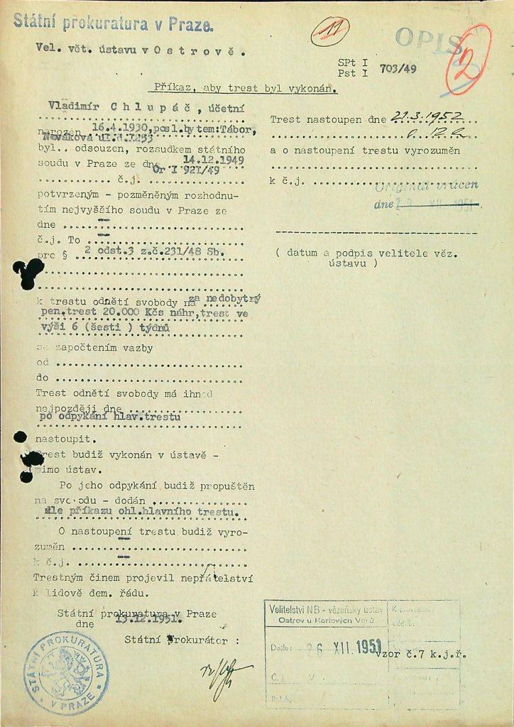 Chlupáč Osobní Vězeňský Spis (73)