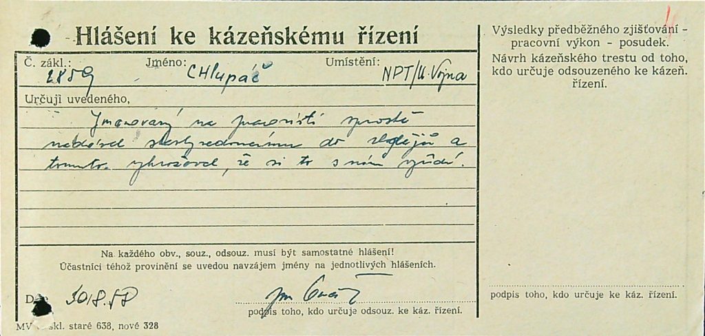 Chlupáč Osobní Vězeňský Spis (8)