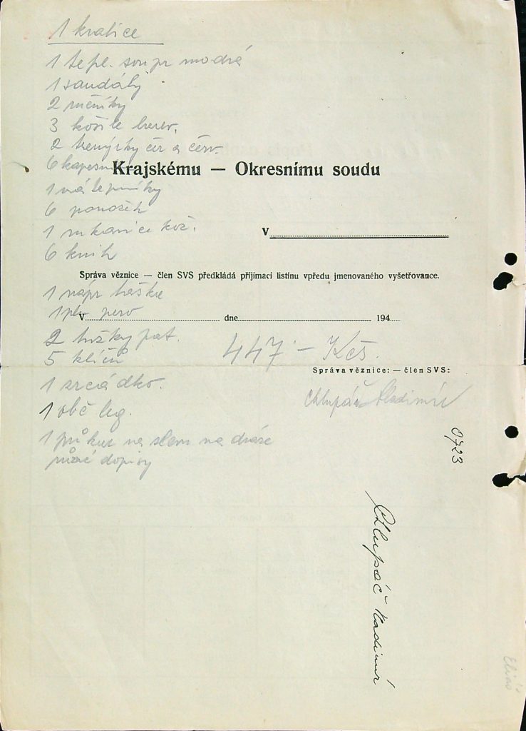 Chlupáč Osobní Vězeňský Spis (87)