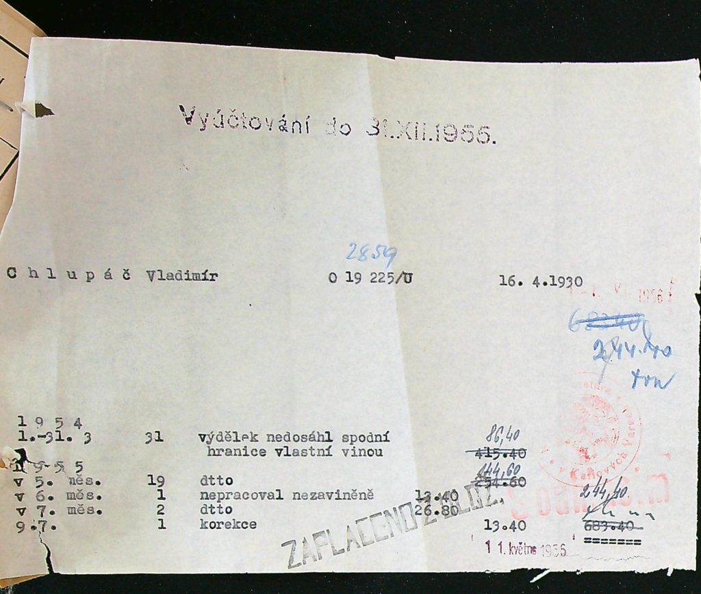 Chlupáč Osobní Vězeňský Spis (90)