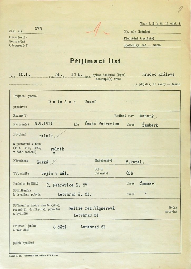 Doleček Osobní Vězeňský Spis (10)