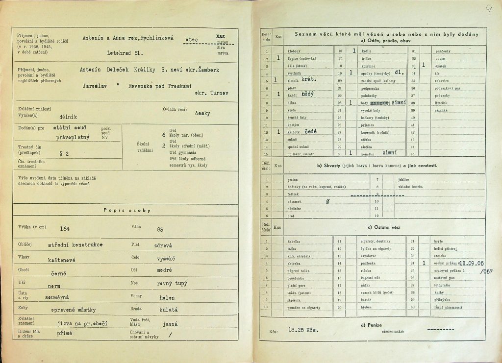 Doleček Osobní Vězeňský Spis (11)