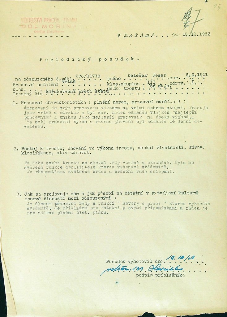 Doleček Osobní Vězeňský Spis (19)