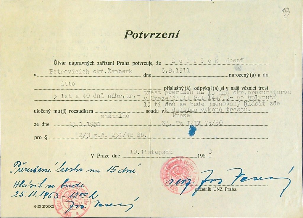 Doleček Osobní Vězeňský Spis (23)