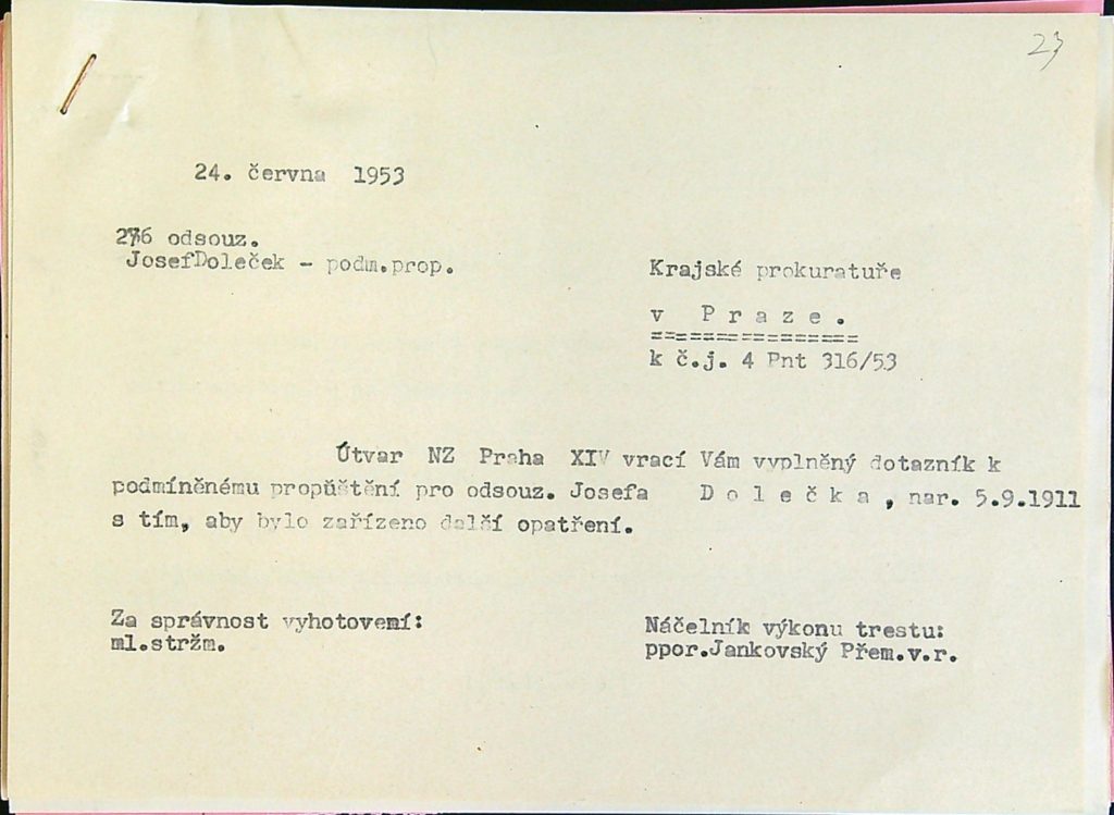 Doleček Osobní Vězeňský Spis (30)