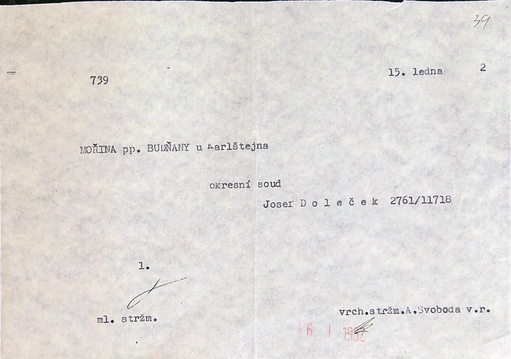 Doleček Osobní Vězeňský Spis (49)