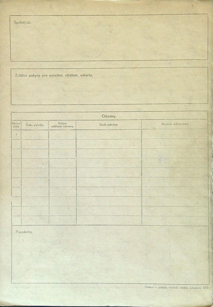 Doleček Osobní Vězeňský Spis (57)