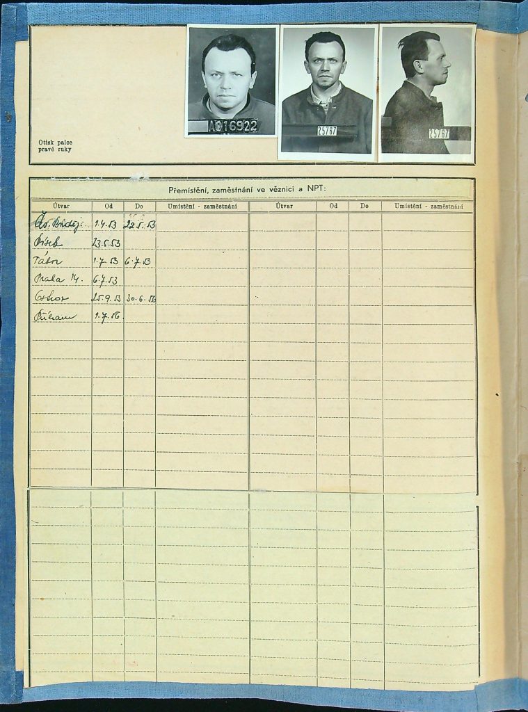 Hrdlička Osobní Vězeňský Spis (2)