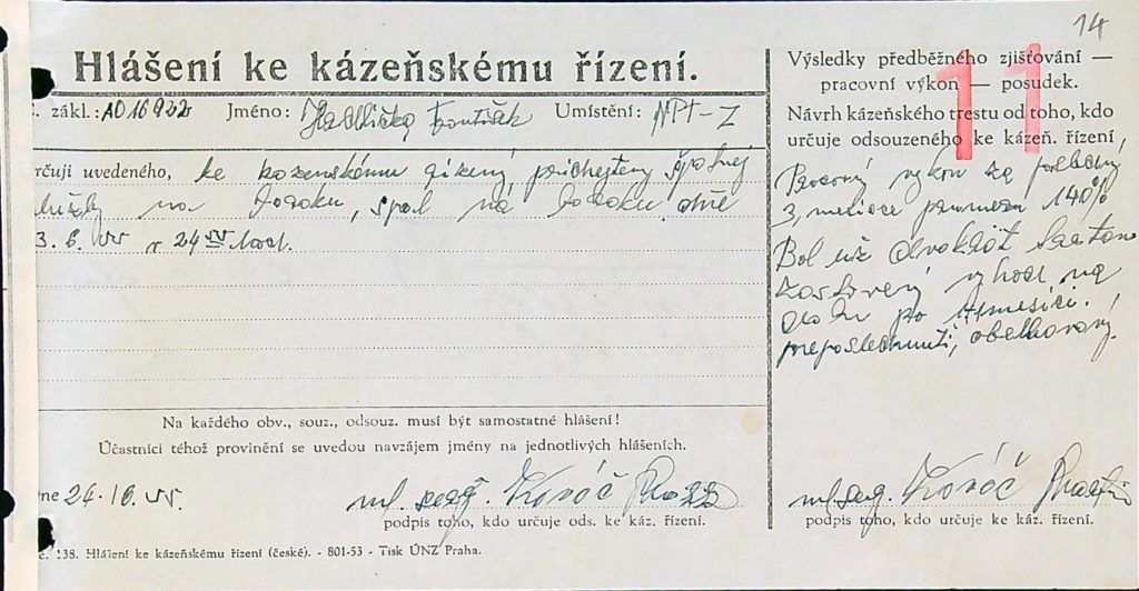 Hrdlička Osobní Vězeňský Spis (22)