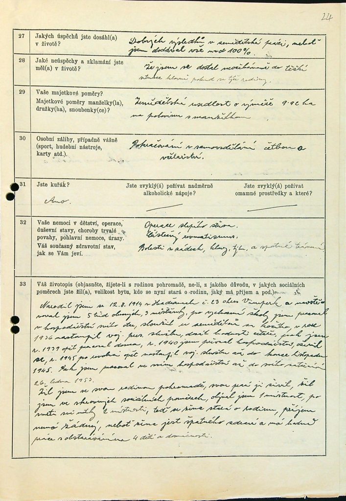 Hrdlička Osobní Vězeňský Spis (35)