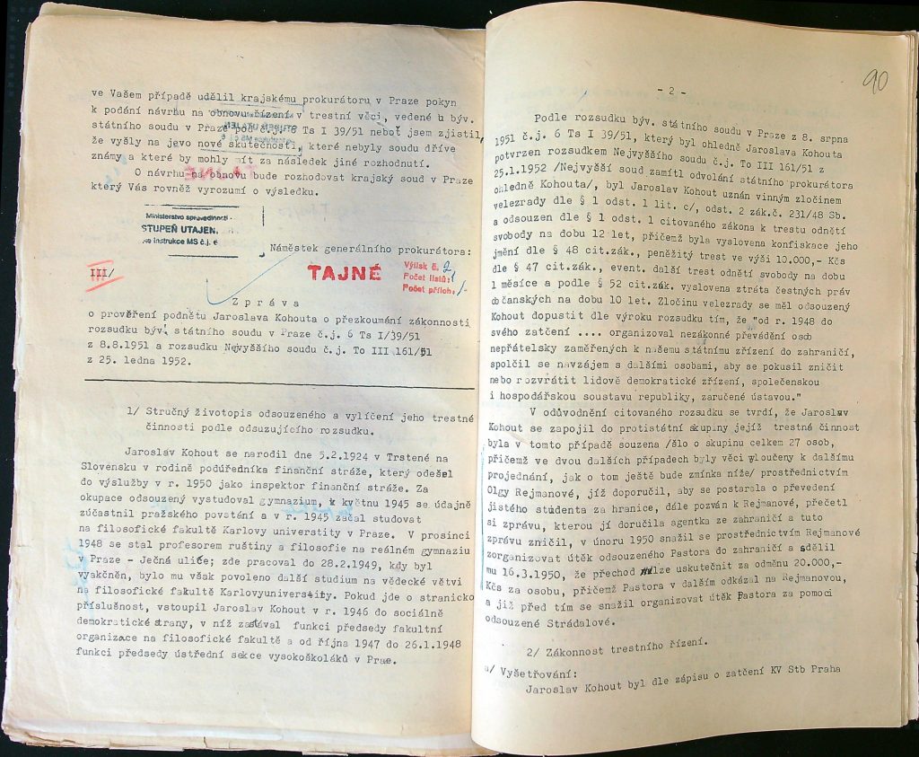 Kohout Přezkoumání Zákonnosti Rozsudku (1)