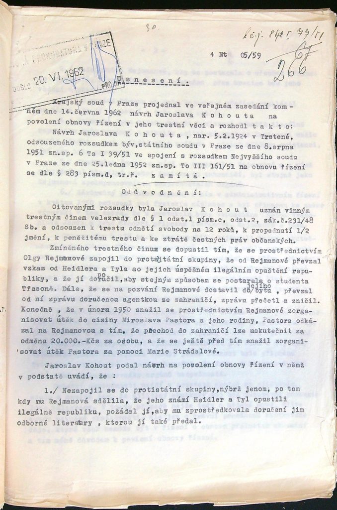 Kohout Usnesení O Rozhodnutí Amnestie (2)