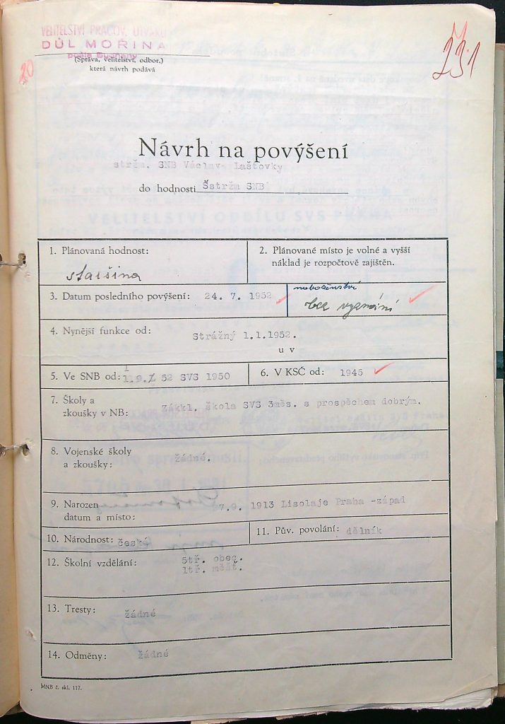 Laštovka Návrh Na Povýšení Št. Stržm. Snb (1)