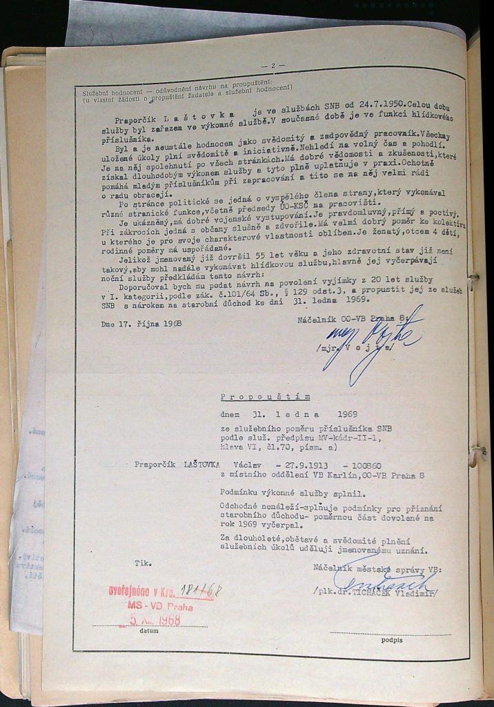 Laštovka Návrh Na Propuštění Ze Služebního Poměru Mv (2)