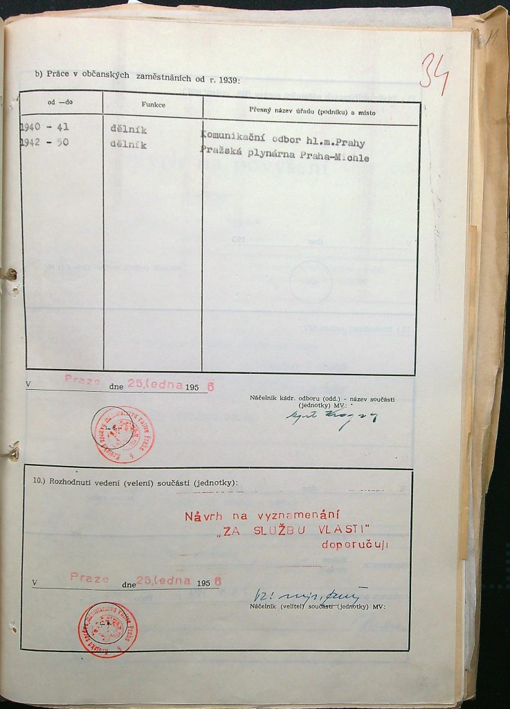 Laštovka Návrh Na Vyznamenání (3)