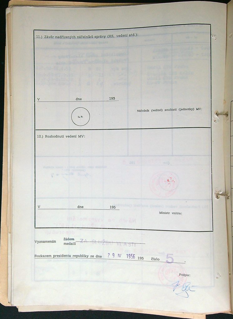 Laštovka Návrh Na Vyznamenání (4)