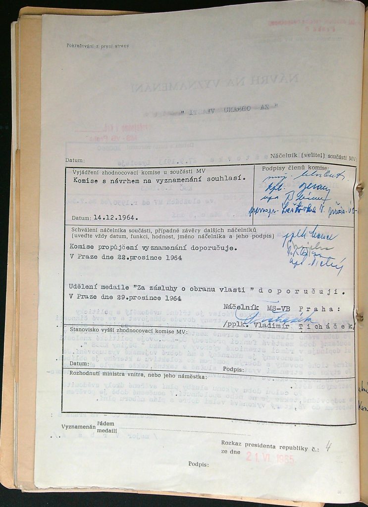 Laštovka Návrh Na Vyznamenání (6)