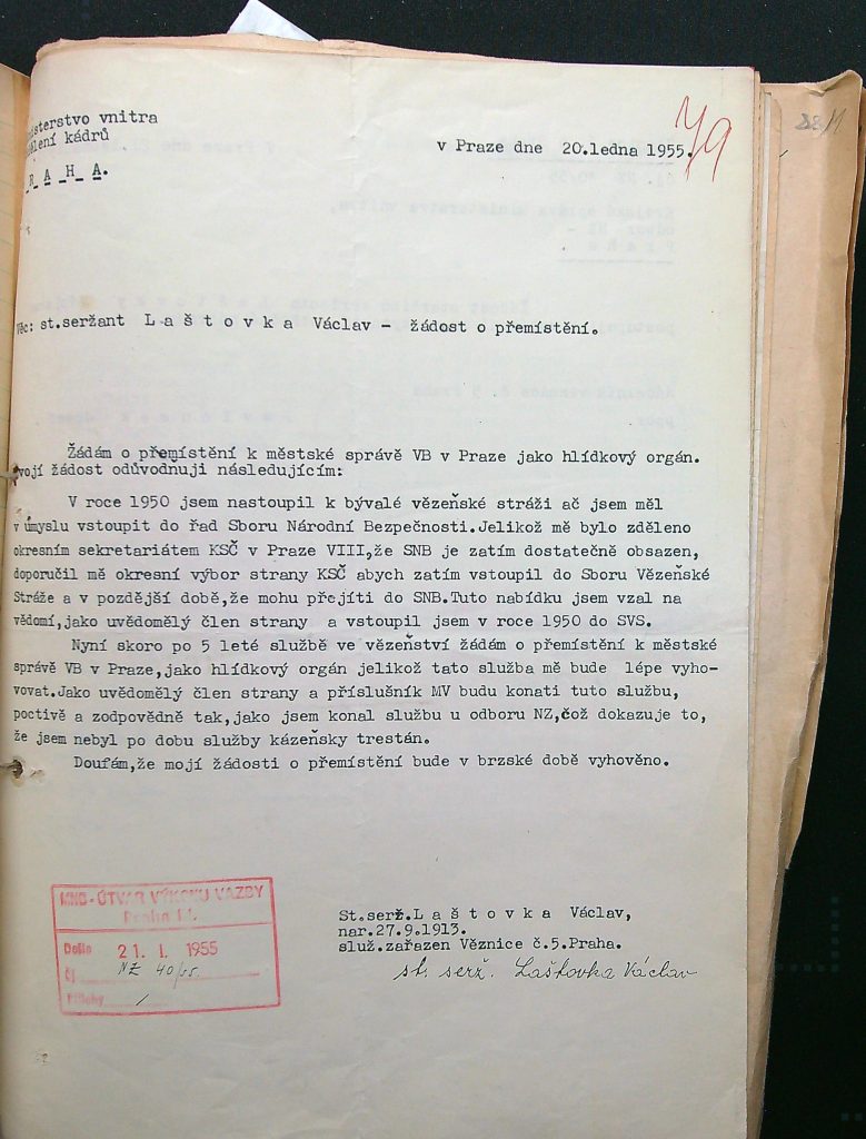 Laštovka Žádost O Přemístění K Vb (1)