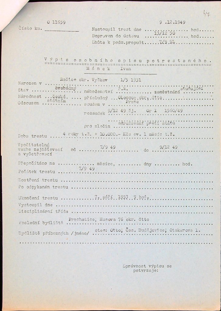 Mánek Osobní Vězeňský Spis (71)