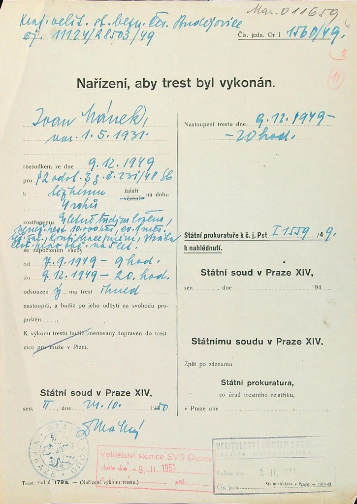 Mánek Osobní Vězeňský Spis (9)