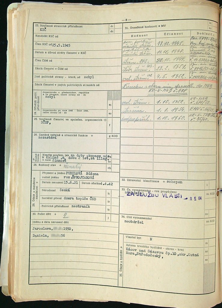 Pudil Evidenční Karta Příslušníka Mv (2)