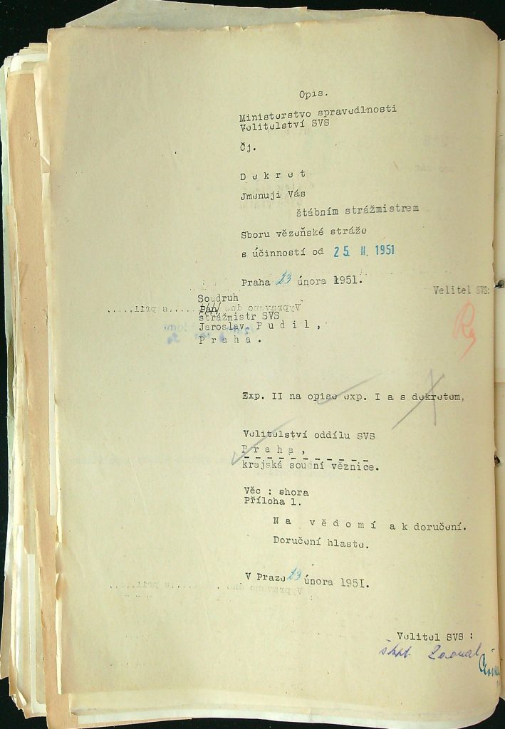 Pudil Jmenování Štábním Strážmistrem Svs (4)