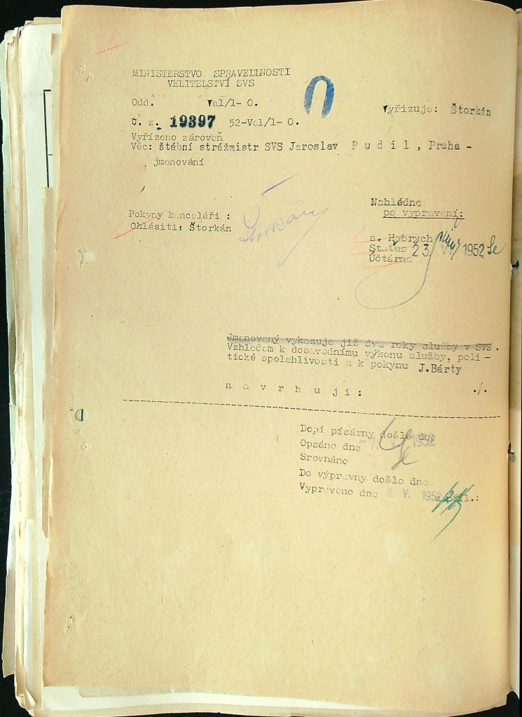 Pudil Jmenování Vrchním Strážmistrem Svs (4)