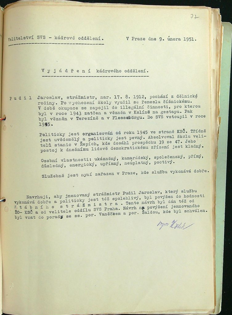 Pudil Kádrové Zhodnocení (3)