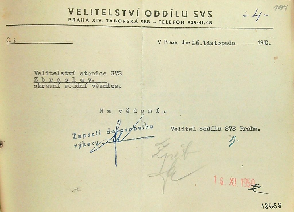 Pudil Kázeňský Trest Za Útěk Vězňů Svs Zbraslav (4)