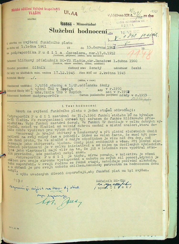 Pudil Mimořádné Služební Hodnocení (1)