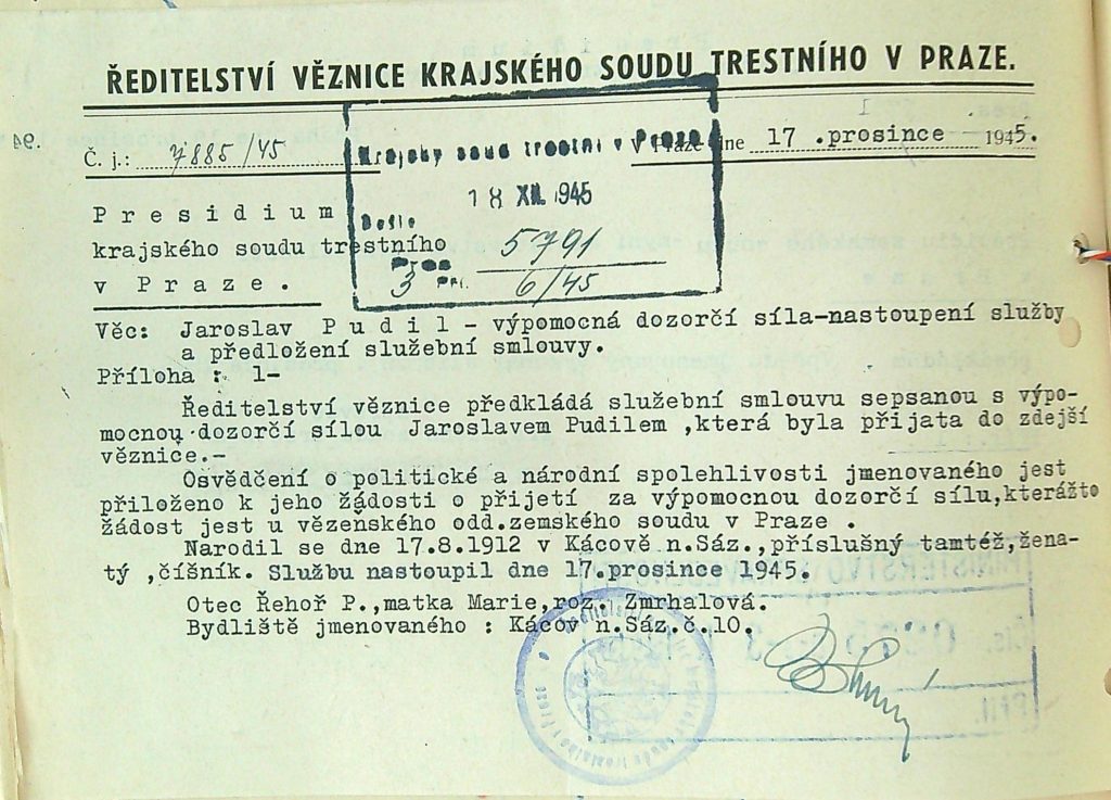 Pudil Nastoupení Služby Jako Výpomocná Dozorčí Síla (1)