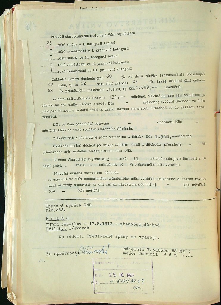 Pudil Přiznání Starobního Důchodu (2)
